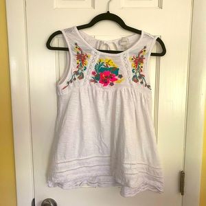 Cupio embroidered tank top